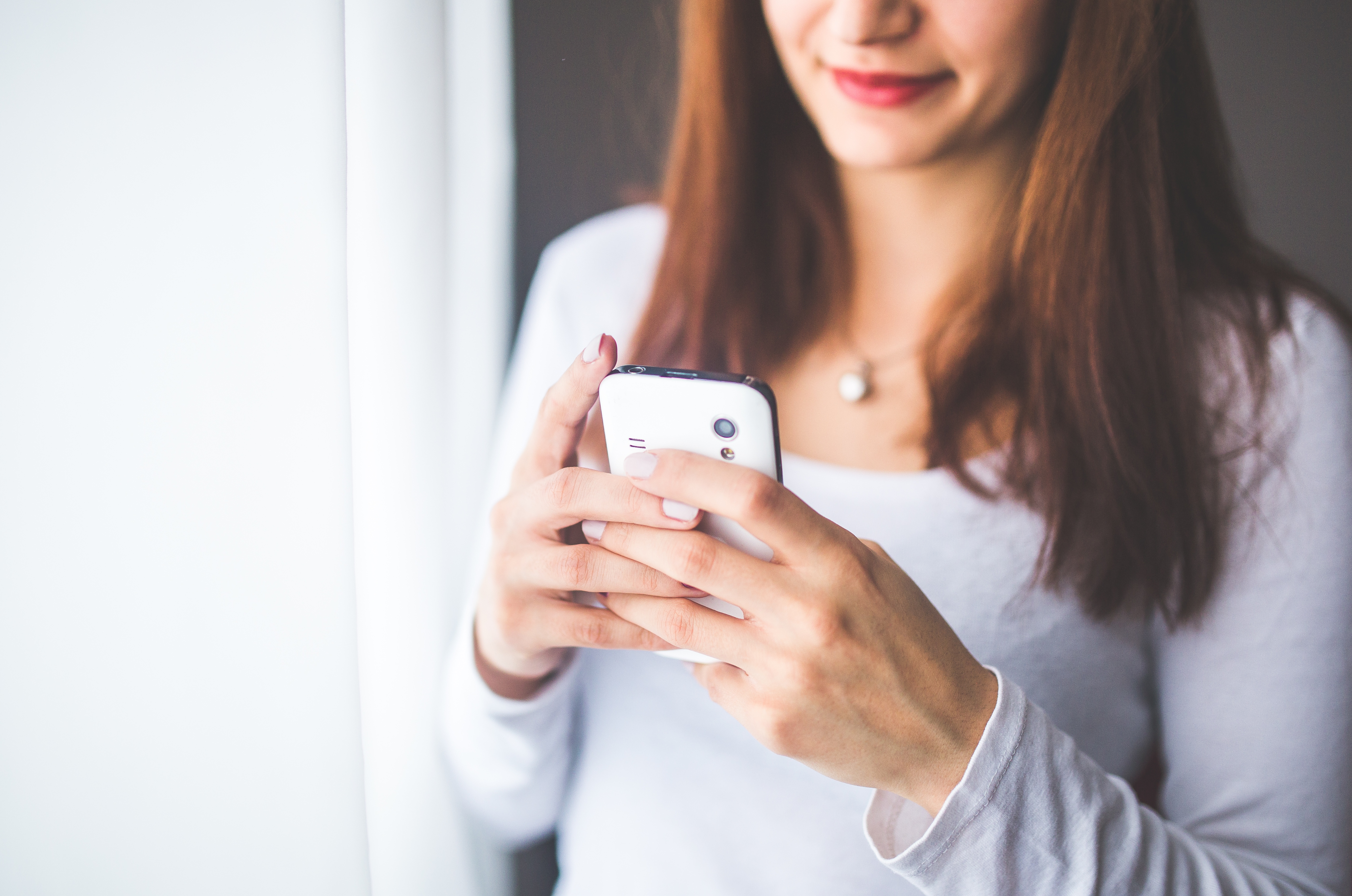 Woman Using Phone