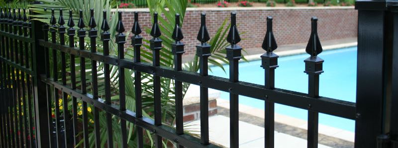 Steel pointed fence