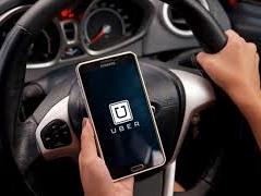 Uber App on phone