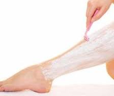 shaving legs